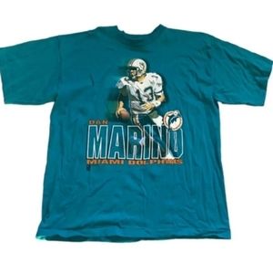 Vintage Dan Marino Miami Dolphins Salem Sportwear Single Stitch 1995